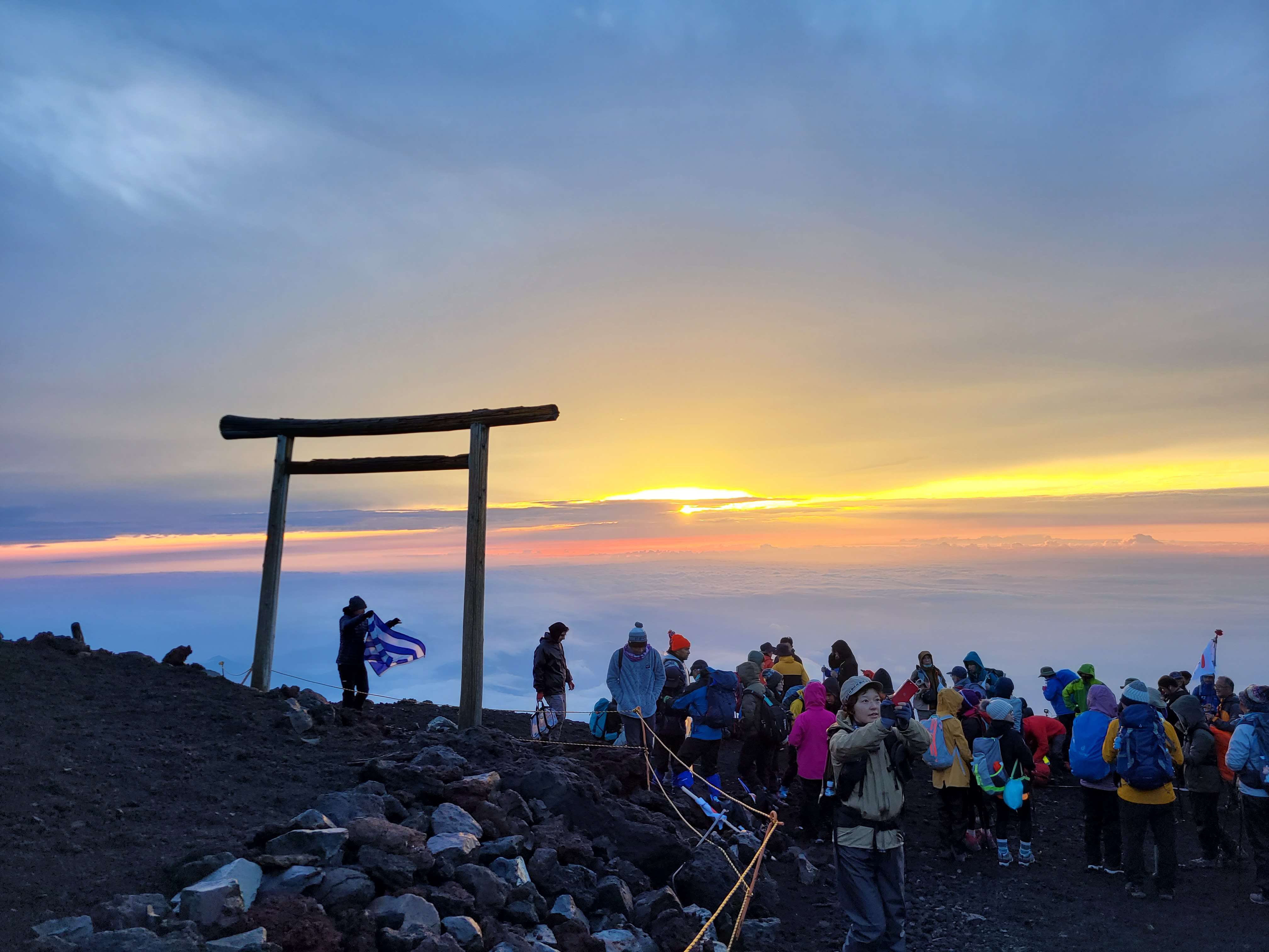 Japan, 2024 - Sunrise at the peak of Mt.Fuji
